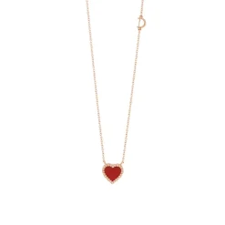 Damiani Collane>Collana in oro rosa con corniola