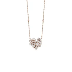 Damiani Collane>Collana in oro rosa con diamanti