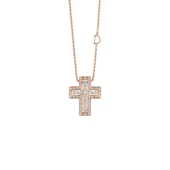 Uomo Damiani Uomo | Collane>Collana in oro rosa con diamanti