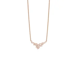 Damiani Collane>Collana in oro rosa con diamanti