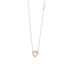 Damiani Collane>Collana in oro rosa con madreperla