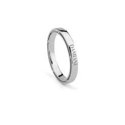 Damiani Fedi Nuziali>Fede nuziale in oro bianco con diamante, 2,50 mm.