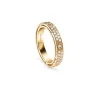 Damiani Fedi Nuziali>Fede nuziale in oro giallo con diamanti, 3,40 mm.