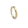 Damiani Fedi Nuziali>Fede nuziale in oro giallo con diamante, 2,50 mm.