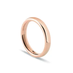 Damiani Fedi Nuziali>Fede nuziale in oro rosa con diamante, 3,50 mm.