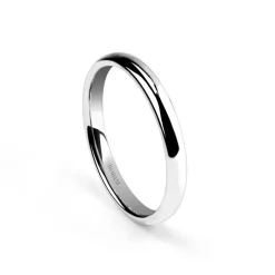 Damiani Fedi Nuziali>Fede nuziale in platino con diamante, 2,90 mm.