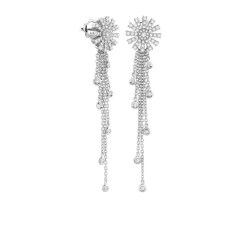 Damiani Orecchini>Orecchini in oro bianco con diamanti