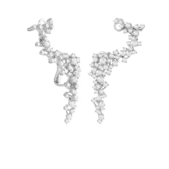 Damiani Orecchini>Orecchini in oro bianco con diamanti