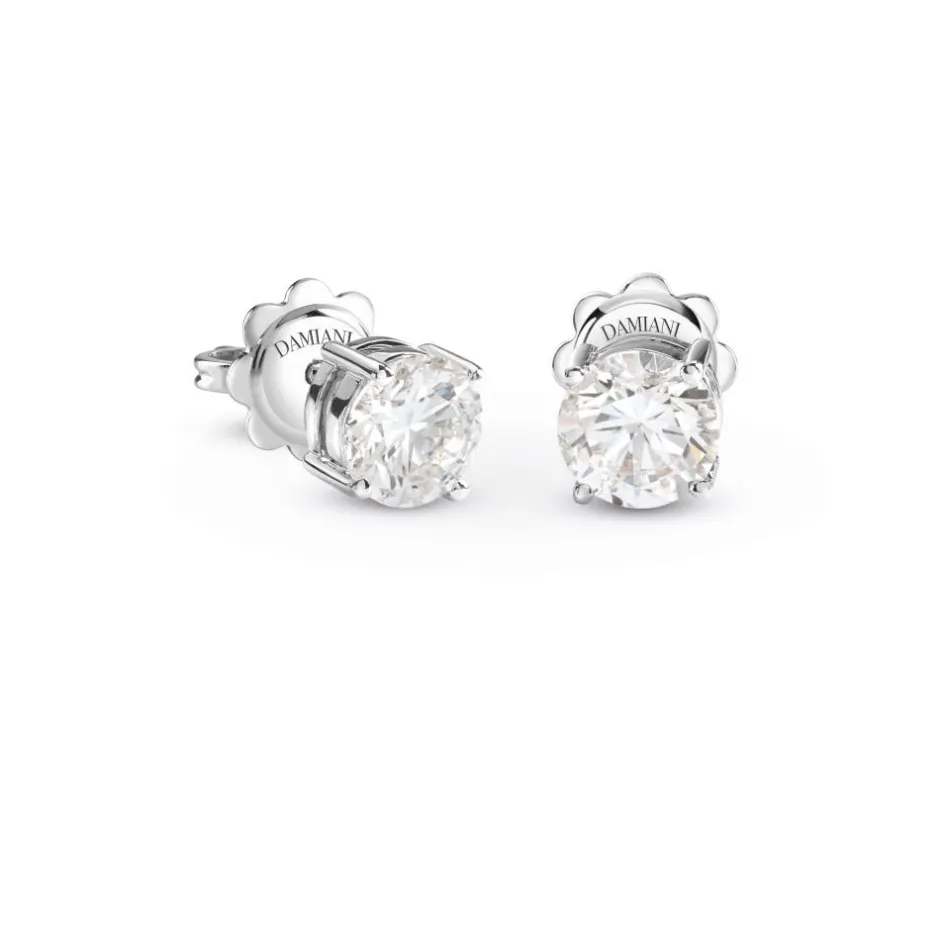 Damiani Orecchini>Orecchini in oro bianco con diamanti 0,22 carati