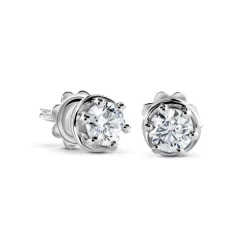Damiani Orecchini>Orecchini in oro bianco con diamanti 0,28 carati