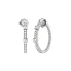 Damiani Orecchini>Orecchini in oro bianco con diamanti