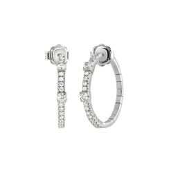 Damiani Orecchini>Orecchini in oro bianco con diamanti