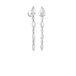 Damiani Orecchini>Orecchini in oro bianco con diamanti