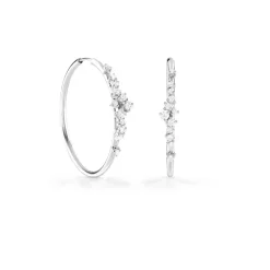 Damiani Orecchini>Orecchini in oro bianco con diamanti