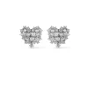 Damiani Orecchini>Orecchini in oro bianco con diamanti