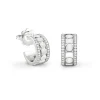 Uomo Damiani Uomo | Orecchini>Orecchini in oro bianco con diamanti, 5,7 mm.