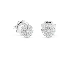 Damiani Orecchini>Orecchini in oro bianco con diamanti