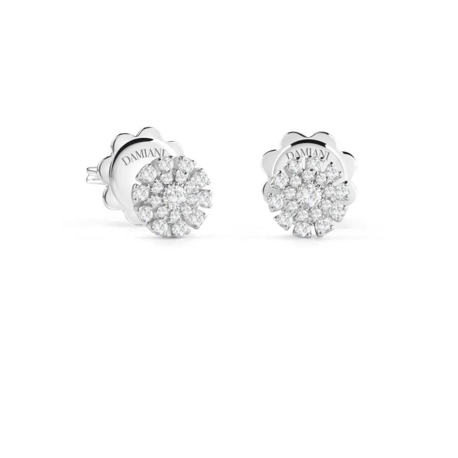 Damiani Orecchini>Orecchini in oro bianco con diamanti