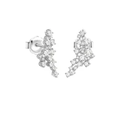 Damiani Orecchini>Orecchini in oro bianco con diamanti
