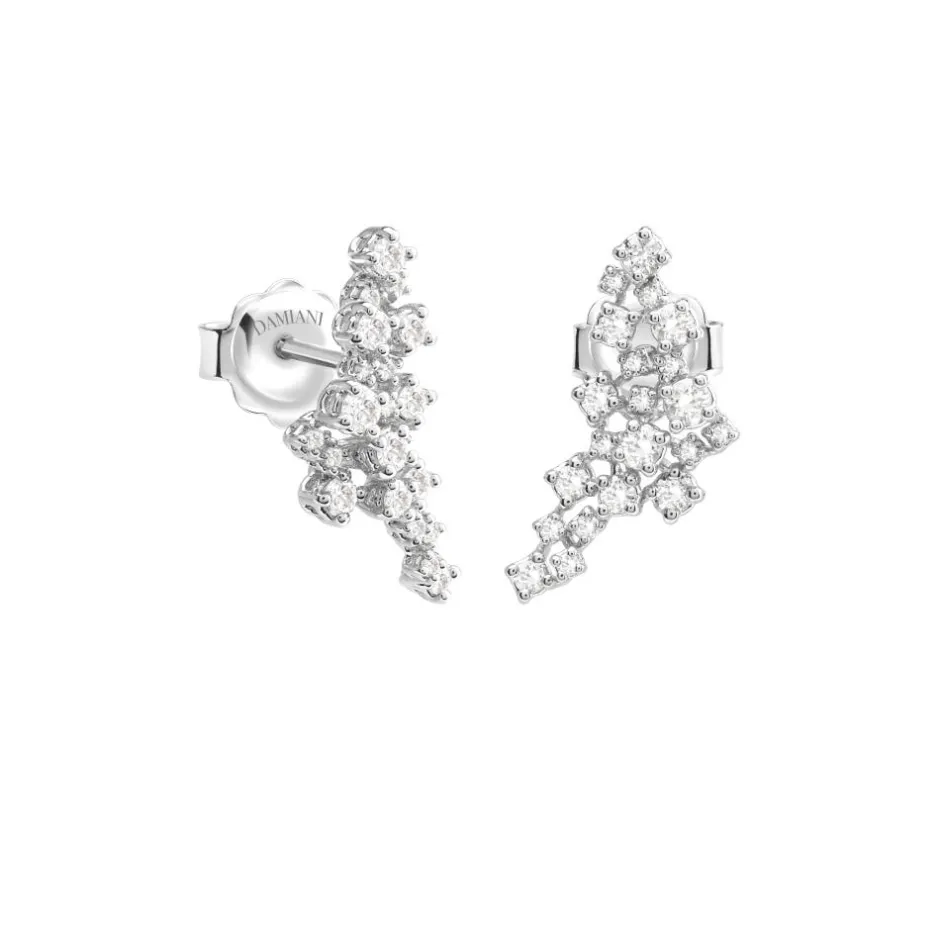 Damiani Orecchini>Orecchini in oro bianco con diamanti