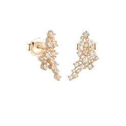 Damiani Orecchini>Orecchini in oro giallo con diamanti