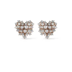 Damiani Orecchini>Orecchini in oro rosa con diamanti