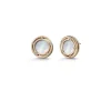 Damiani Orecchini>Orecchini in oro rosa con madreperla e diamanti