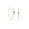 Damiani Orecchini>Orecchini in oro rosa con diamanti e diamanti brown