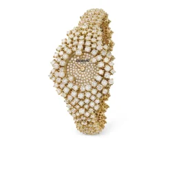 Damiani Orologi>Orologio full pavé in oro giallo con diamanti