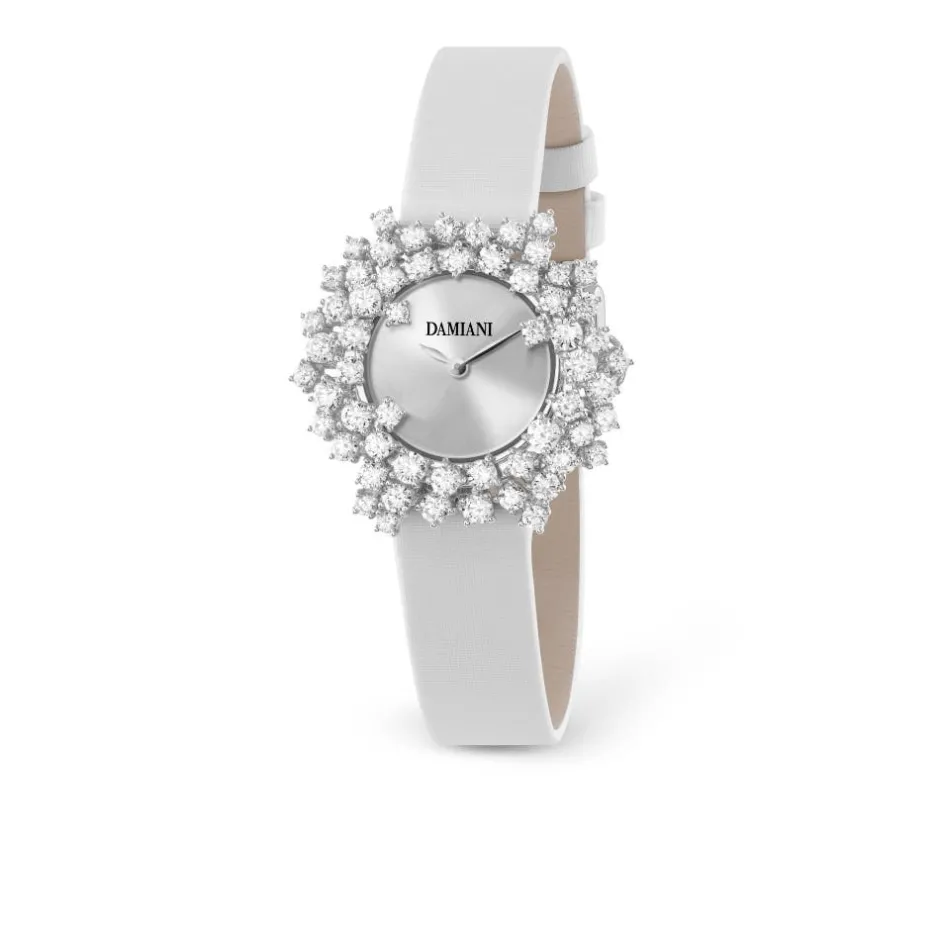 Damiani Orologi>Orologio in oro bianco con diamanti