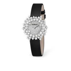 Damiani Orologi>Orologio in oro bianco con diamanti e quadrante pavé